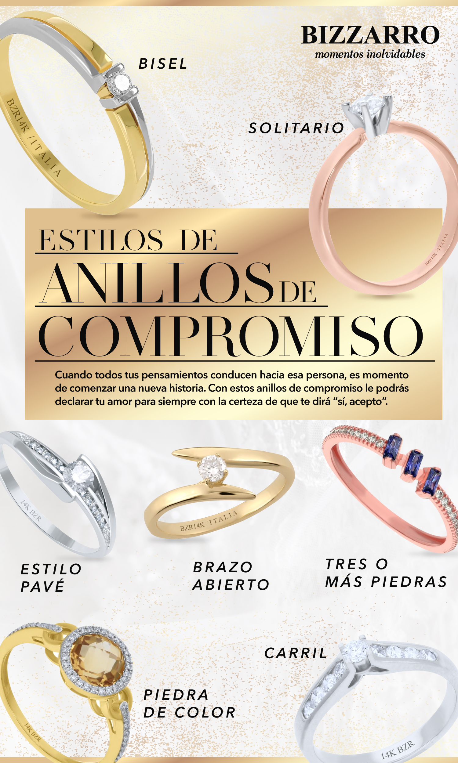 Anillo presente pasado y futuro online precio